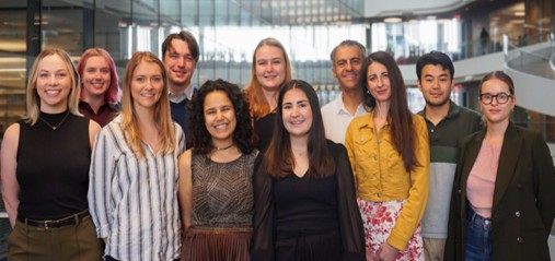 Group photo of Engineering for Women's Health Conference team